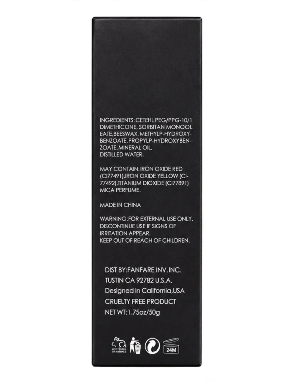 NEW Amuse Ivory Semi Matte Full Coverage Liquid Foundation Makeup Concealing